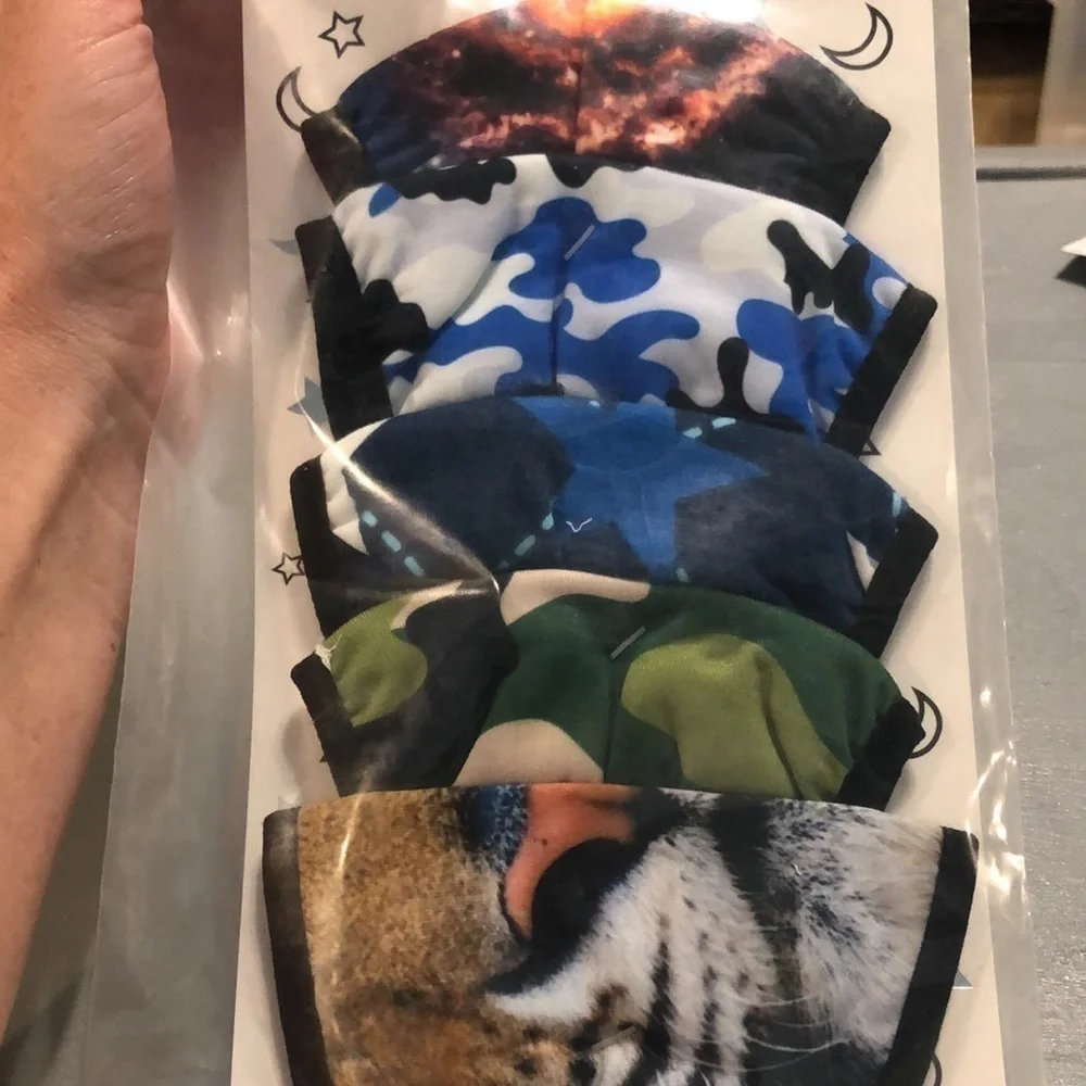 5/$25 Stars and dreamers New! 5 pack face masks